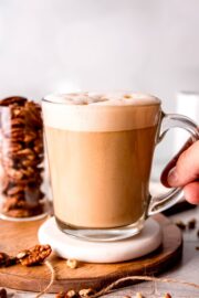 Pecan Crunch Oatmilk Latte (Starbucks Copycat) - coffeecopycat