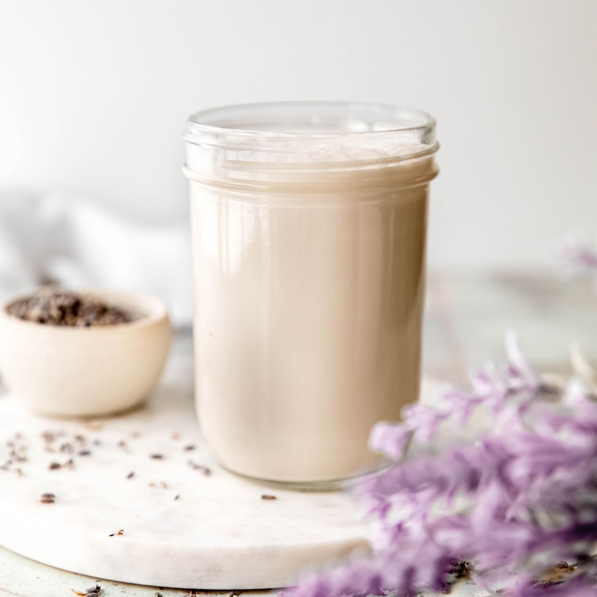 Homemade Lavender Creamer-image