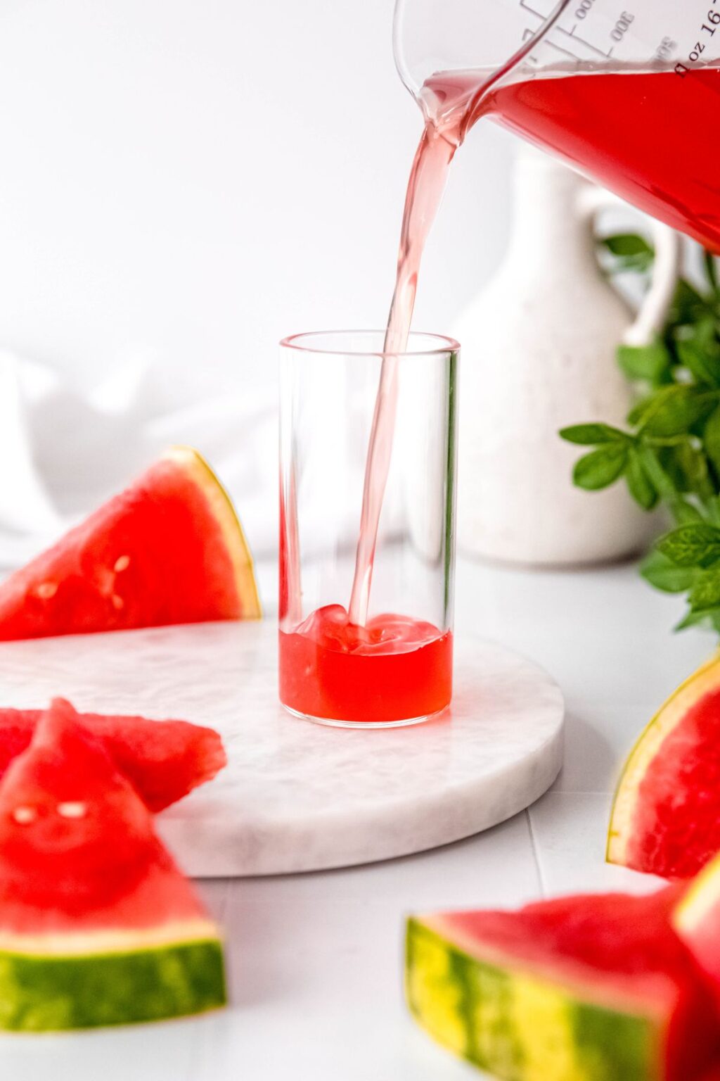 Watermelon Rind Syrup Homemade Watermelon Syrup - coffeecopycat.com