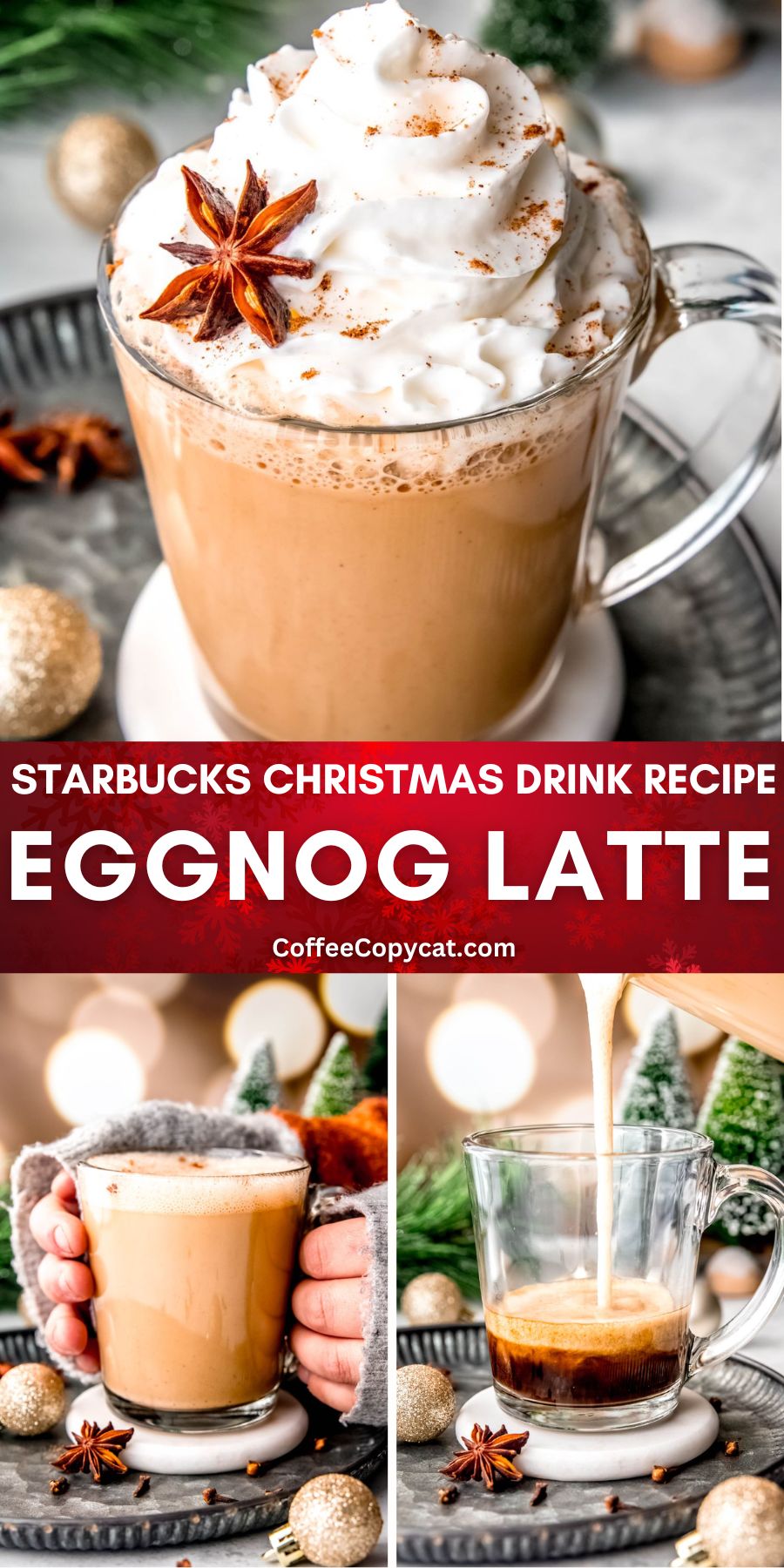 Eggnog latte.
