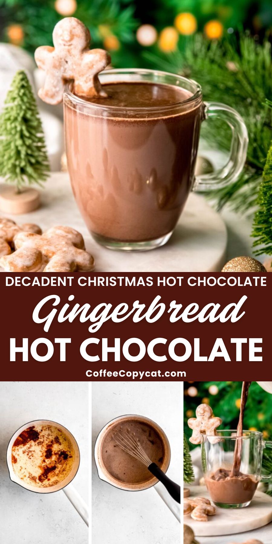 Gingerbread hot chocolate.