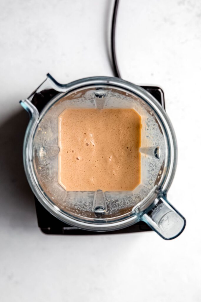 frappe layer after blitzing until smooth.