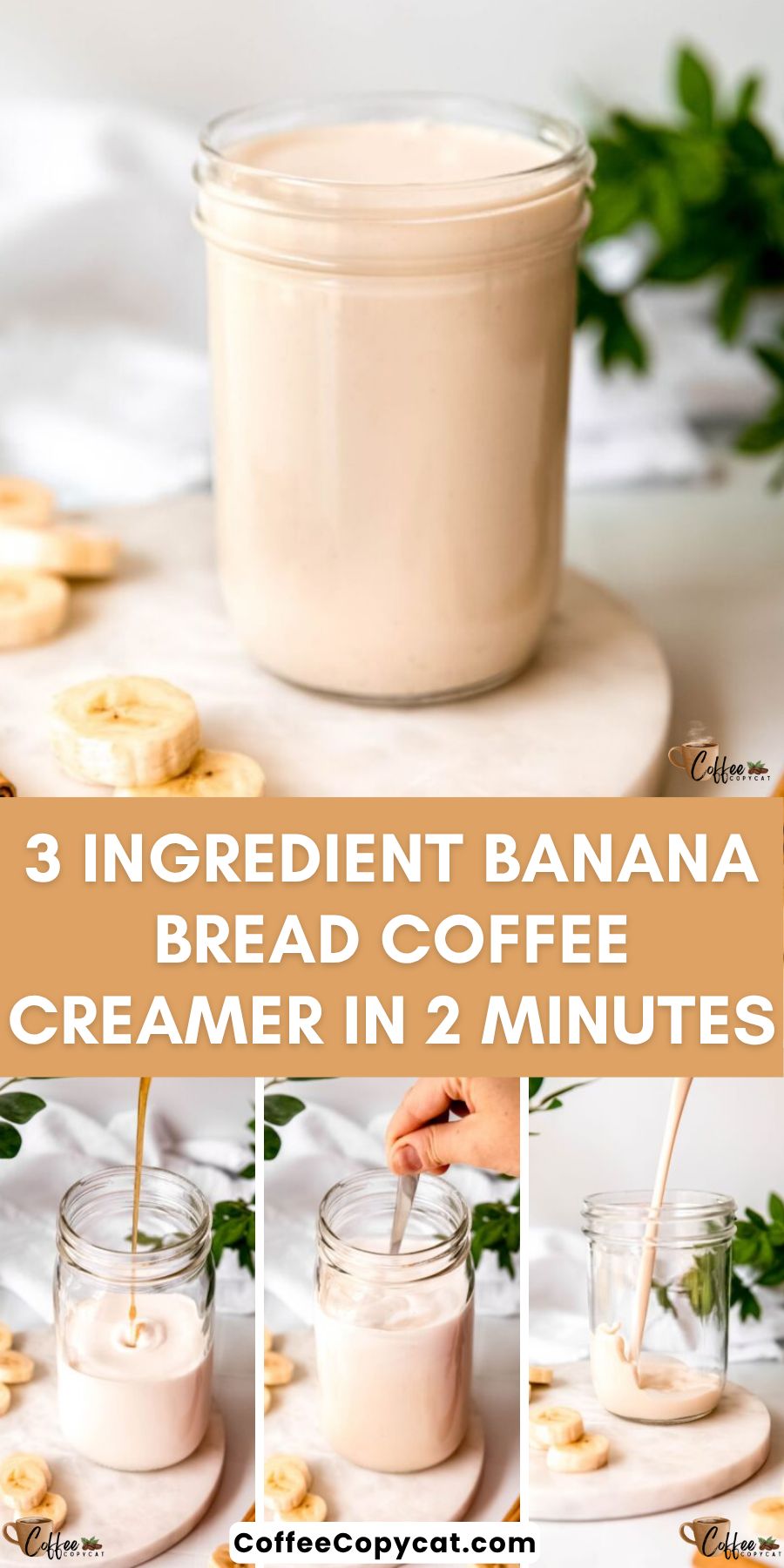 Banana bread coffee creamer.