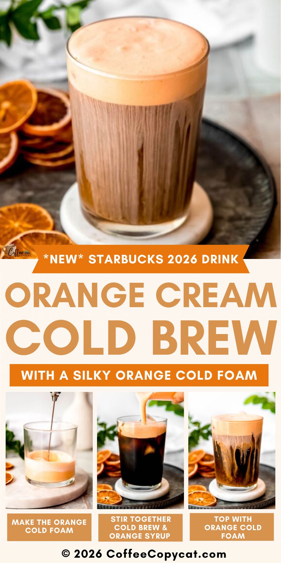 Orange cream cold brew.